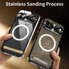 For Google Pixel 9 Pro XL Case Compatible with MagSafe Metal Frame Matte Phone Cover