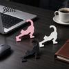 Крючки для перфорированной доски Кошка Крючки 3D-печать Милый Котенок Настенное крепление Хранение Декоративные вешалки для рукодельной комнаты Домашний офис