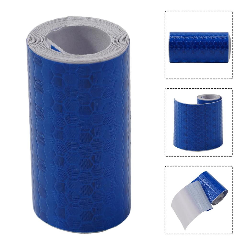 1мx5см Светоотражающая лента ПВХ Велосипедные колеса Отражающая флуоресцентная наклейка Велосипедная светоотражающая лента Наклейки Сделай сам