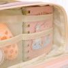 Kawaii Large-Capacity Pencil Bag Flip-Top Translucent Student Stationery Storage Bag Boys And Girls Simple Stationery Pen Box