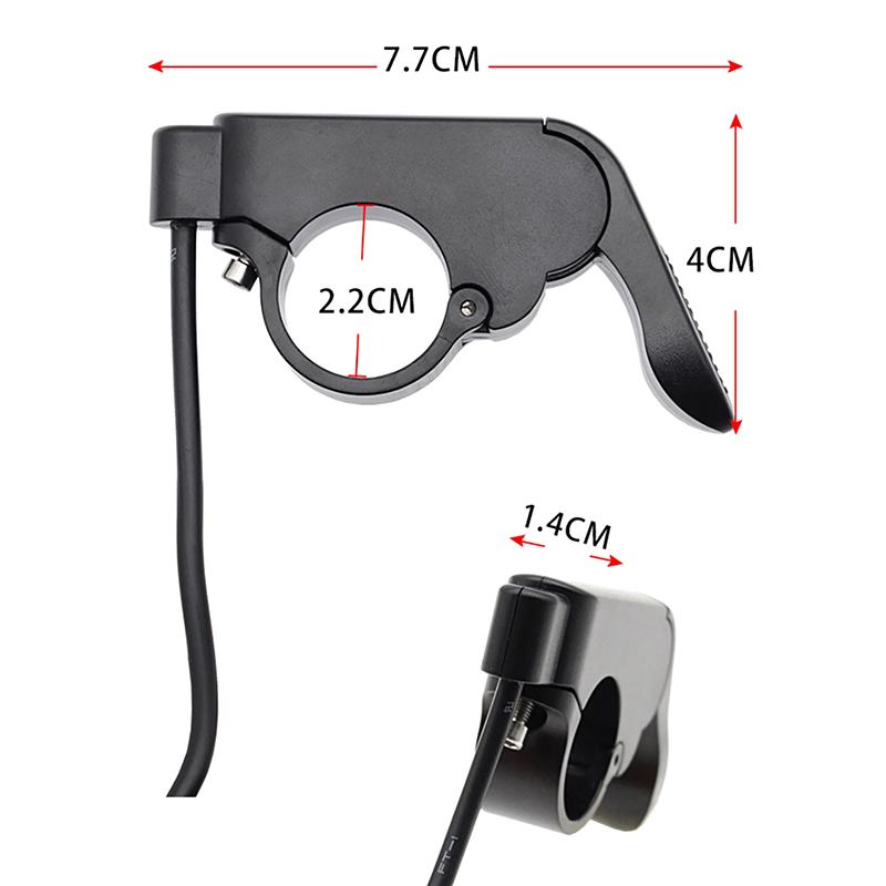 1 Piece Universal Electric Bicycle Accessories Electric Bike Thumb Throttle Speed Control Quick Release Trigger
