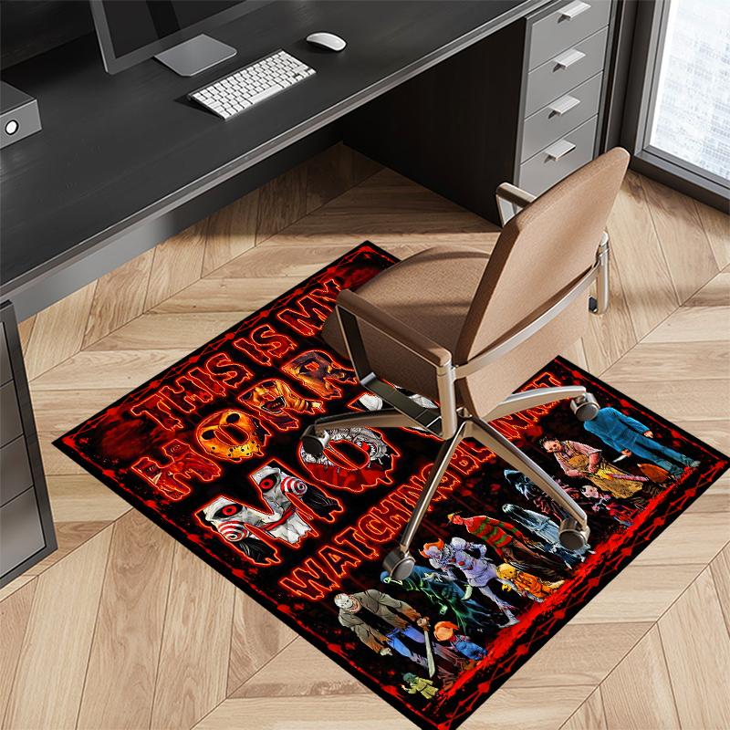 The Revenge of Michael Myers Printed Absorbent Washable Carpet, Non-Slip Bathroom Mats, Kitchen Rugs, Yoga Mat,Living Room Entrance, Camping Picnic Ru