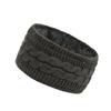 Soft & Cozy Ribbed Fleece Knit Elastic Headbands Warm Ear Warmer for Women with Classic Bowknot Design