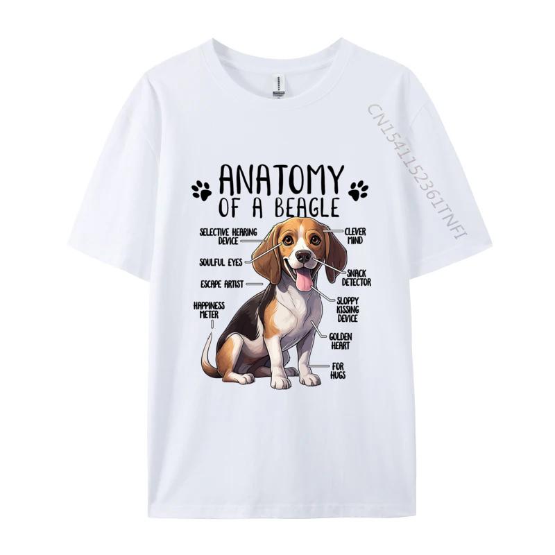 Beagle Anatomy Beagle Dog Tshirt Vintage Funny Tshirts Gifts TShirt T Shirts for Unisex Customized Tees Cotton