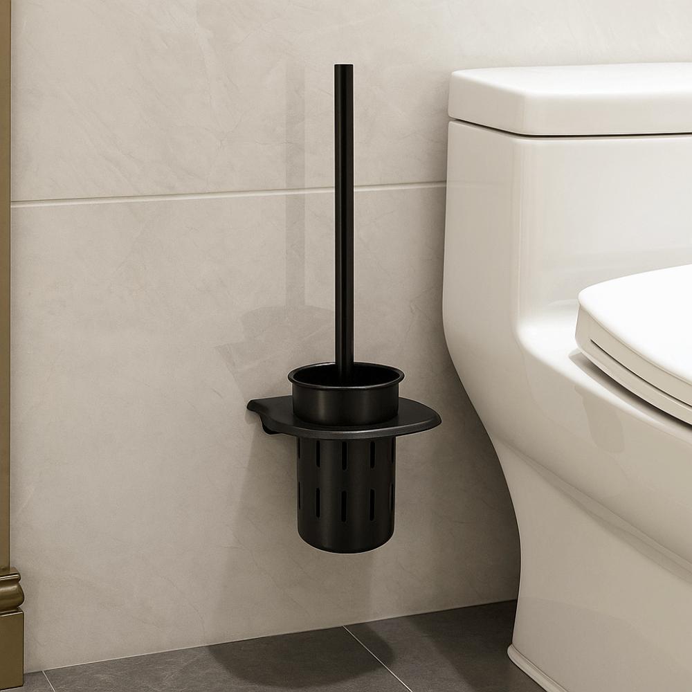 Long Handle Toilet Cleaning Brush Rust-proof Bathroom Cleaning Brush Toilet Brush Set Shower Area