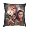 Luxury Labyrinth Worm Cushion Covers x Polyester Musical Adventure Movie Throw Pillow Case for Car Square Pillowcase