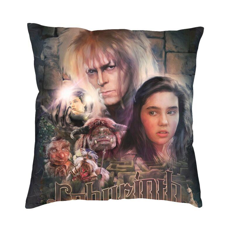 Luxury Labyrinth Worm Cushion Covers x Polyester Musical Adventure Movie Throw Pillow Case for Car Square Pillowcase