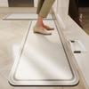 Коврик для пола кухни, нескользящий, впитывающий воду, масло, диатомовая грязь, напольный коврик
