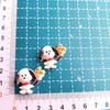 Glossy Cute Snoopy Dog Resin Accessories for Phone Cases & Hair Clips