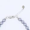 jewelCOUNTY Blue Snow Crystal Pearl Bracelet[92.5 Silver]