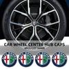 56mm Car exterior decoration wheel hub patch cover Badge Logo For Alfa Romeo giulia stelvio giulietta 159 147 156 166 Accessorie
