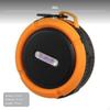 Мини-портативная Bluetooth-колонка для улицы, водонепроницаемая, с басами, присоской и крючком, зеленая