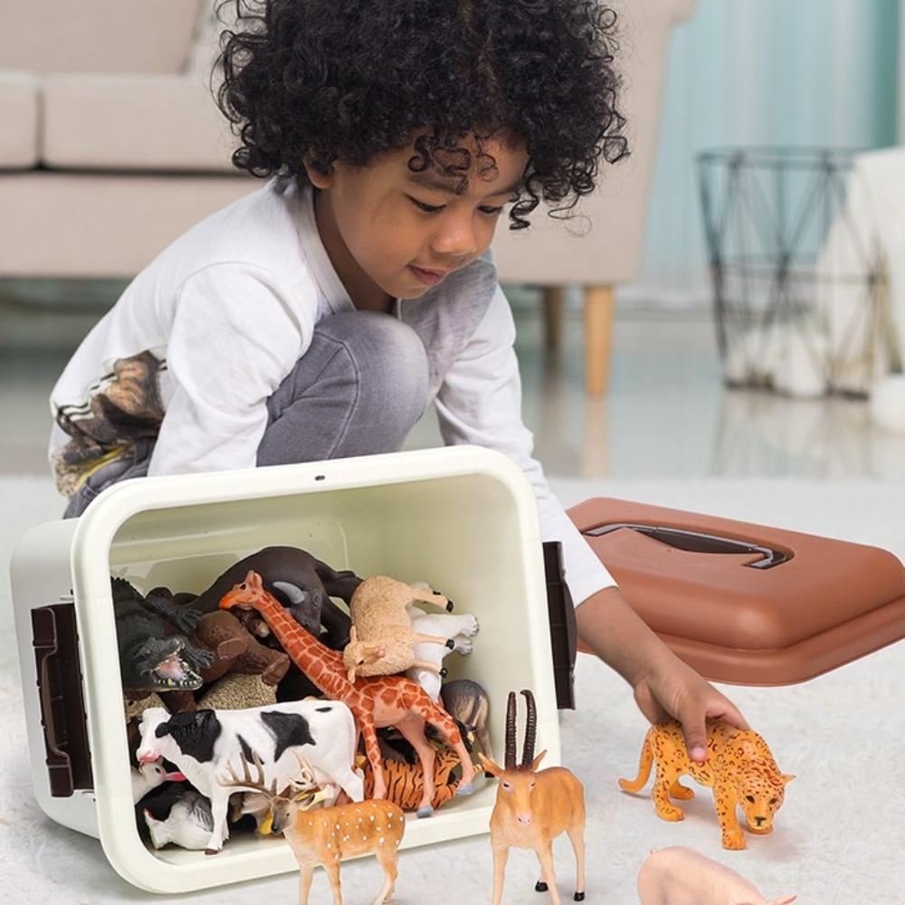 Poultry Animal Action Figures Mini Lifelike Animal Figurines Farm Animal Model Toy Collection