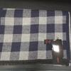 Men's Winter Lightweight and Warm TR Fleece Check Muffler RN4C022