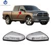 12V Car Front Side Mirror Marker Lamps Turn Signal Light /DRL Clear Lens For 09-14 Dodge Ram 1500 & 10-14 2500 68064948AA