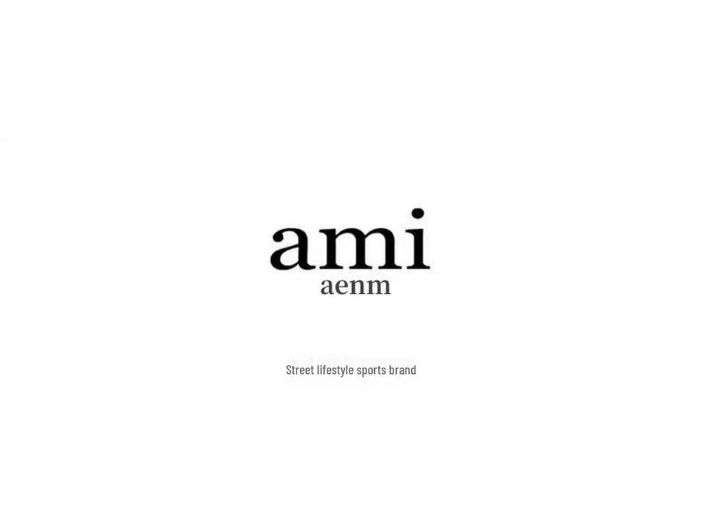 Мужская толстовка с вышивкой и круглым вырезом AMI&EANM - Повседневная, Модная, С длинным рукавом для Весны и Осени