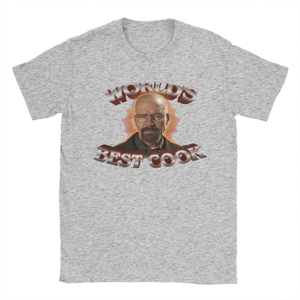 Во все тяжкие Мужские футболки Винтажные футболки Футболки с коротким рукавом и круглым вырезом Чистый хлопок Графическая одежда