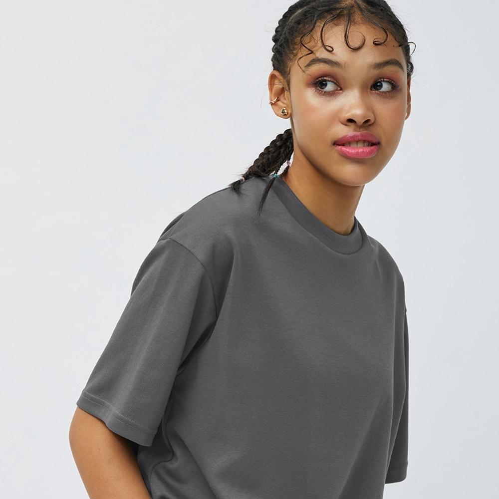 GU by Uniqlo Широкая футболка Dry с рукавами 5 минут 