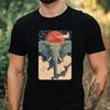T-Shirt Herren Elefant im Anime Style Motiv Baumwolle Größe XS bis 5XL