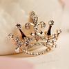 Fashion Charm Crystal Crown Brooch Retro Big Royal Brooch Rhinestones Brooch Woman Jewelry Wedding Corsage Handmade