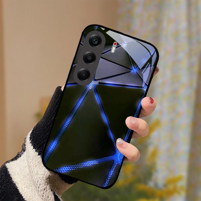 Ударопрочный Чехол Для Tecno Camon 40 Pro 5G Закаленное Стекло Задняя Крышка Телефона Camon40Pro Camon 40Pro 5G CM7 Жесткий Funda Shell Coque
