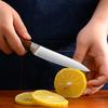 Kitchen chef seiko stainless steel fruit knife, imitation wood handle women's home sharp fruit and fish cutting knife