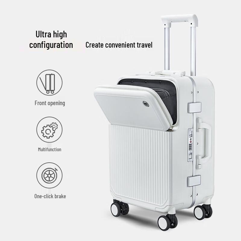 Tymon Smart Aluminum Frame Luggage with USB Charging