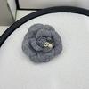 Модные Элегантные Тканевые Броши-Камелии На Лацкан для Женщин, Значки для Рубашки и Одежды, Аксессуары