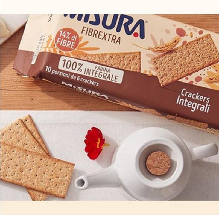 Крекеры Misura из цельнозерновой муки 385г х 2шт.