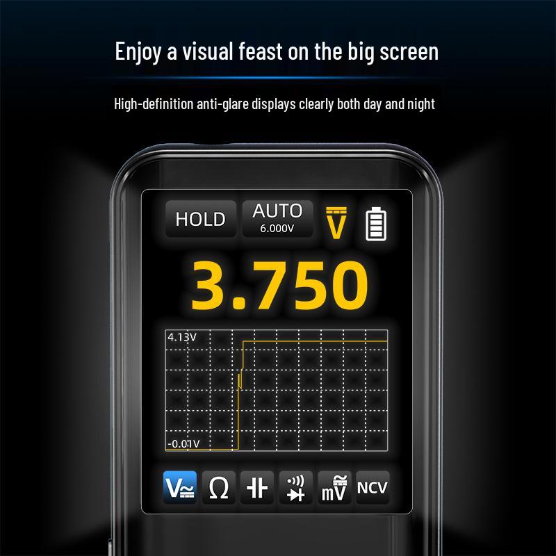 Умный графический мультиметр S100 с цветным HD-экраном и автоматическим выбором диапазона