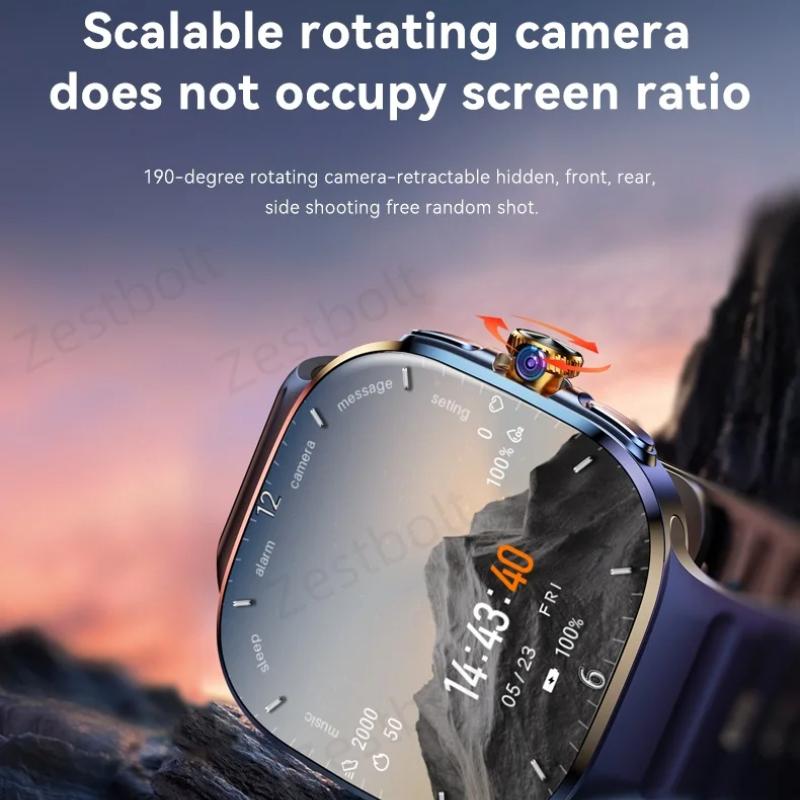 2025 Новые M99 4G 5G LTE Android 10.0 Смарт-часы 2,4-дюймовый Большой Amoled Экран Игровые Смарт-часы Аккумулятор 2100 мАч для Мужчин Женщин Взрослых Студентов