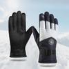 Зимние лыжные перчатки для активного отдыха, теплые, для пары, утолщенные, водоотталкивающие и противоскользящие, велосипедные, велоспорт, большие хлопковые перчатки