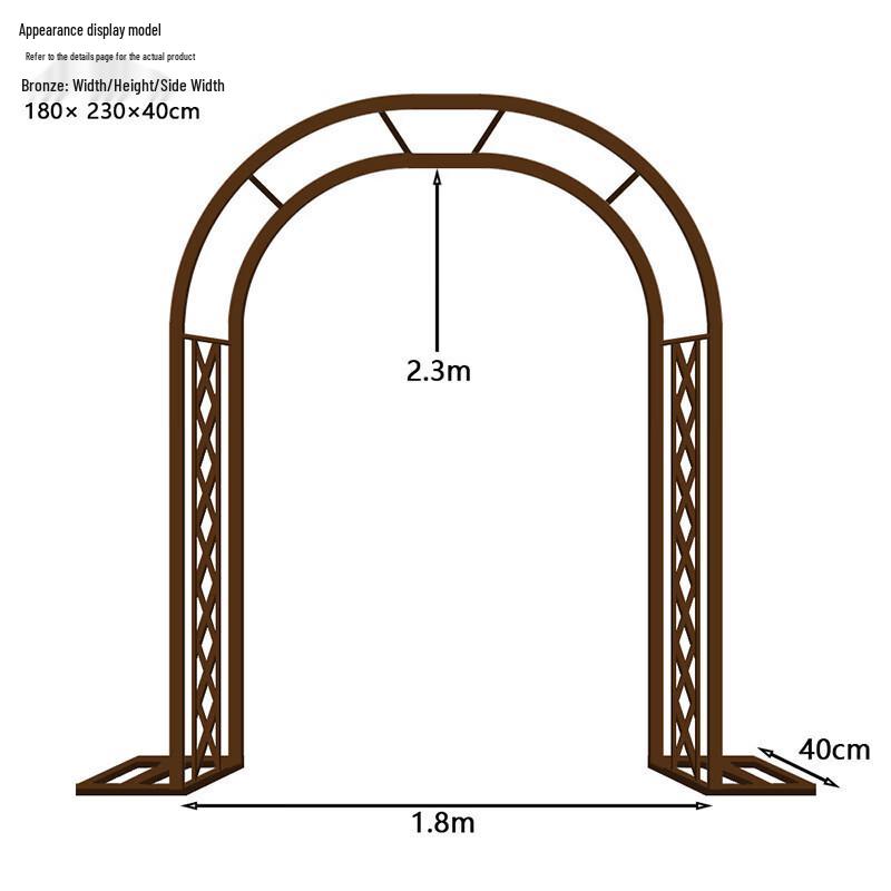 Wrought Iron Garden Arch Trellis