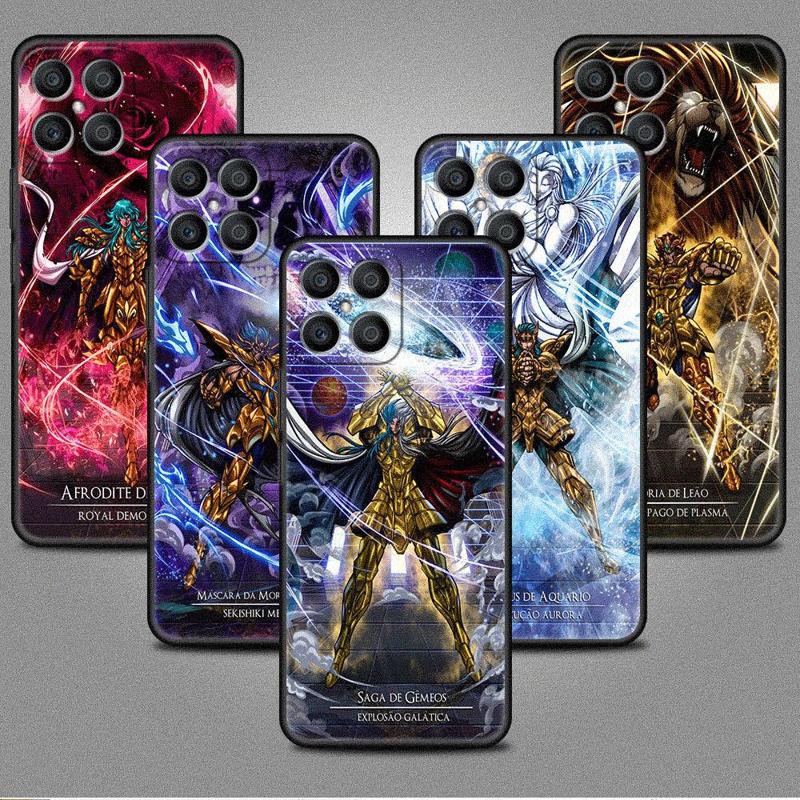 Saint Seiya Anime Case For Honor X8 X8a 90 X9a 8X 70 50 20 Magic5 Pro 9X P60 P50 Black Soft Phone Funda