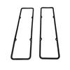 Small Block SB Chevy Valve Covers Set SBC Steel Core Rubber Valve Cover Gaskets 7484BOX Compatible with Chevy 350 305 283 327 400 383 302 307 SBC