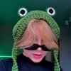 Winter Cute Women Frog Hat Crochet Costume Designer Beanie Hats Cap Women Bonnets Gift Hip-hop Cap Photography Knitted Hat