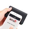 Новый кошелек Rfid из искусственной кожи, металла и алюминия, держатели банковских карт, кредитные карты, держатели карт, удостоверения личности, чехлы для карт