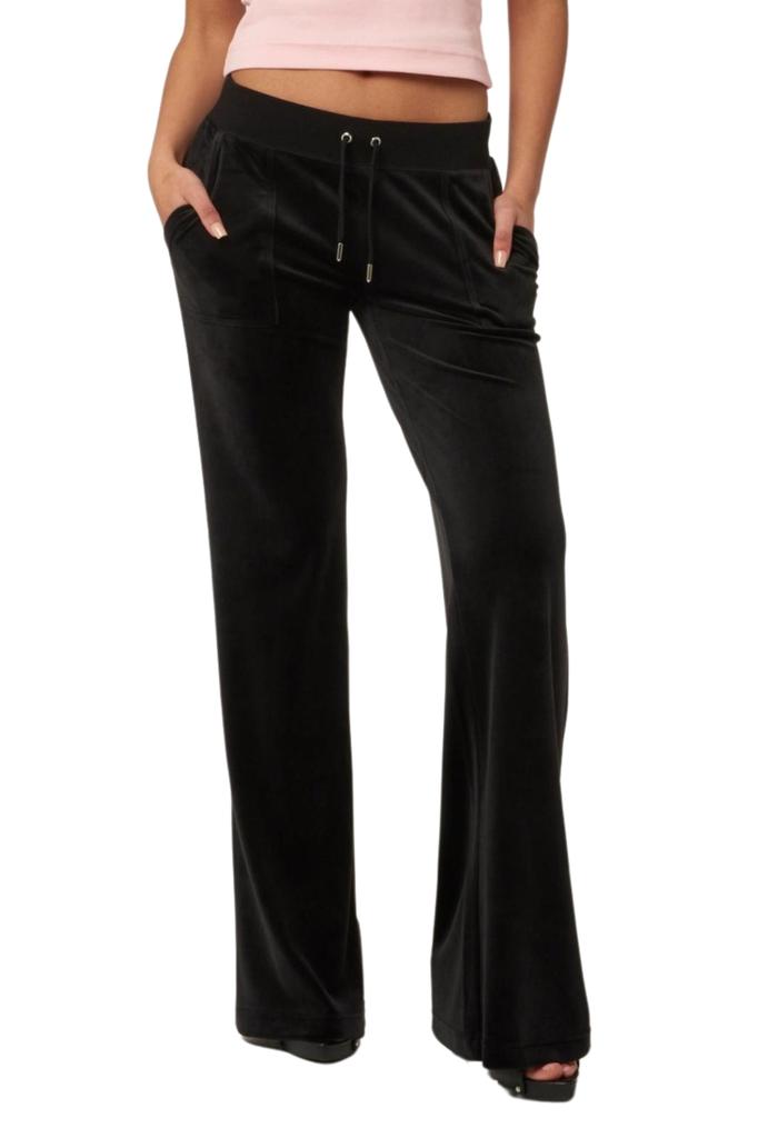 Juicy Couture Черные Женские Спортивные Штаны Layla Низкая Посадка S