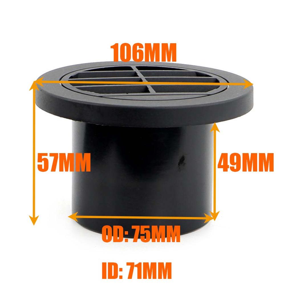 42мм 60мм 75мм Воздуховод Y T L Плоский элемент Колено Патрубок Выход Выхлоп Соединитель Дизельный отопитель Для Автомобиля Каравана Кемпера