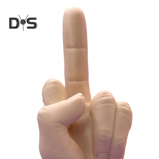 Эластичная настольная игрушка для среднего пальца, снятие стресса, забавный 3D-украшение для пальцев, веселый розыгрыш, подарок для офиса, дома и стола