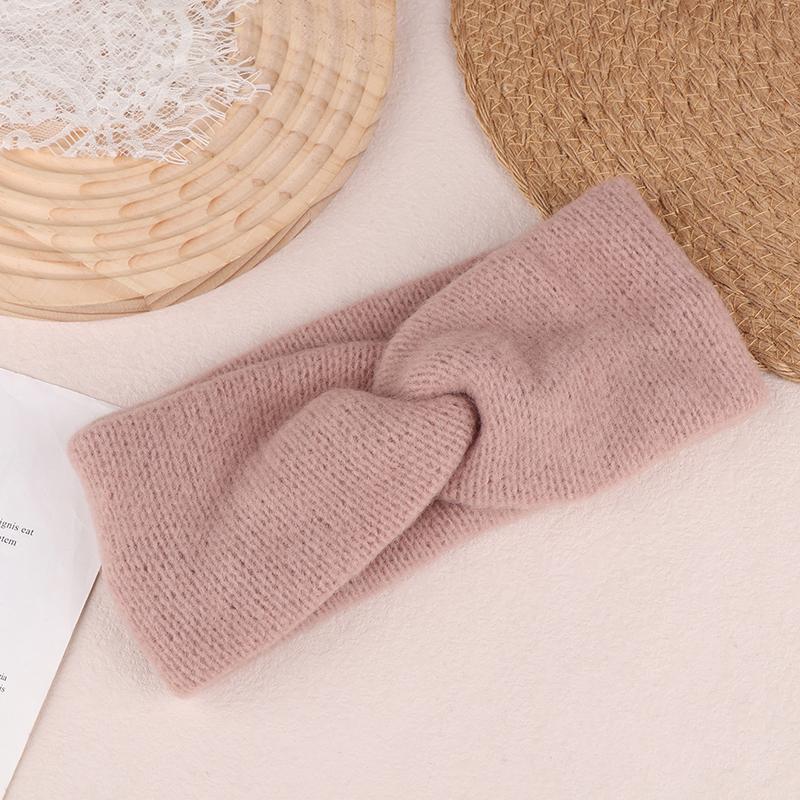 Повязки на голову крест-накрест, вязаные, широкие, теплые, скрученные, эластичные, зимние, утепленные, мягкие, эластичные, тюрбаны для женщин и девочек