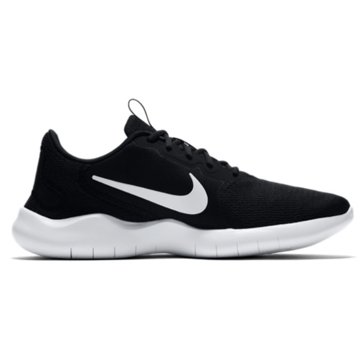 Nike Flex Experience RN 9 Черные мужские кроссовки белые темно-дымчато-серые CD0225-001