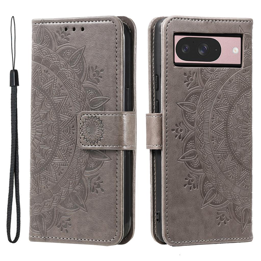 For Google Pixel 10 Pro/Pixel 10 Stand Case Imprinted Totem PU Leather Wallet Phone Cover