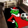 Grin-ch Christmas Spirit Rug Office Carpet Non-Slip Mat, Chair Rug Floor Covering for Gaming, Bedroom, Living Room , Home Decor Christmas Gift