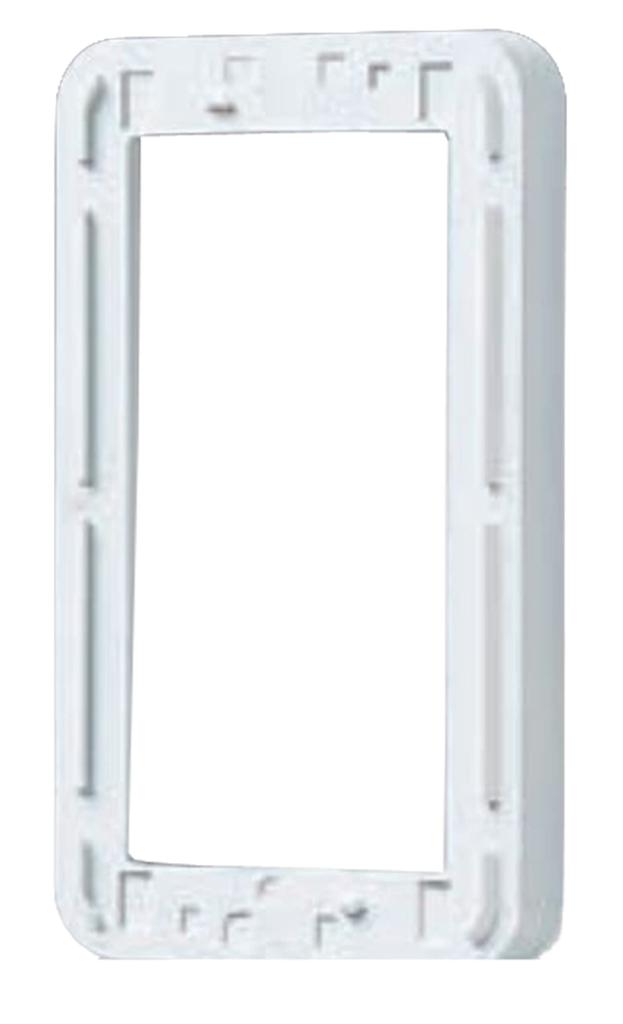 Panasonic Cosmo Series Wide 21 Plate Joint Frame Height 12mm For 1 Series White WT8171W