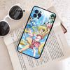 M-Мелодия Русалочки Пичи Для Iphone 17 16 15 14 11 12 13 Pro Max Plus Чехол Милый Арт Чехол для Телефона