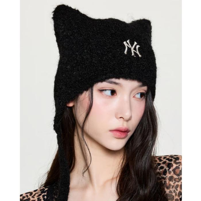 MLB Мияонг Шапка с ушками New York Yankees