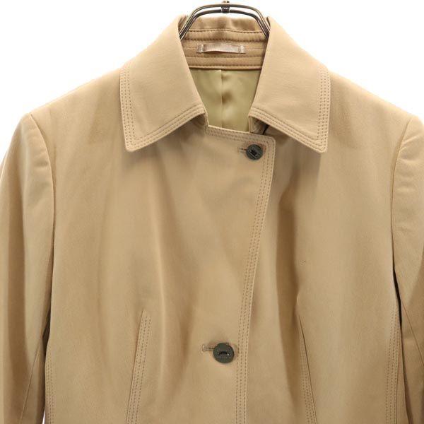 Burberry Sanyo Shokai Велюровый пиджак 38 Бежевый Женский Б/у