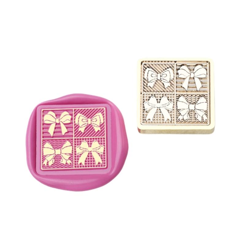 Штамп для восковой печати Бабочка Латунная головка Зимней тематики Штамп для запечатывания воском для пригласительных открыток, скрапбукинга, украшений