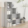 VidaXL Bookcase Sonoma Grey 155x24x160 Cm 815361